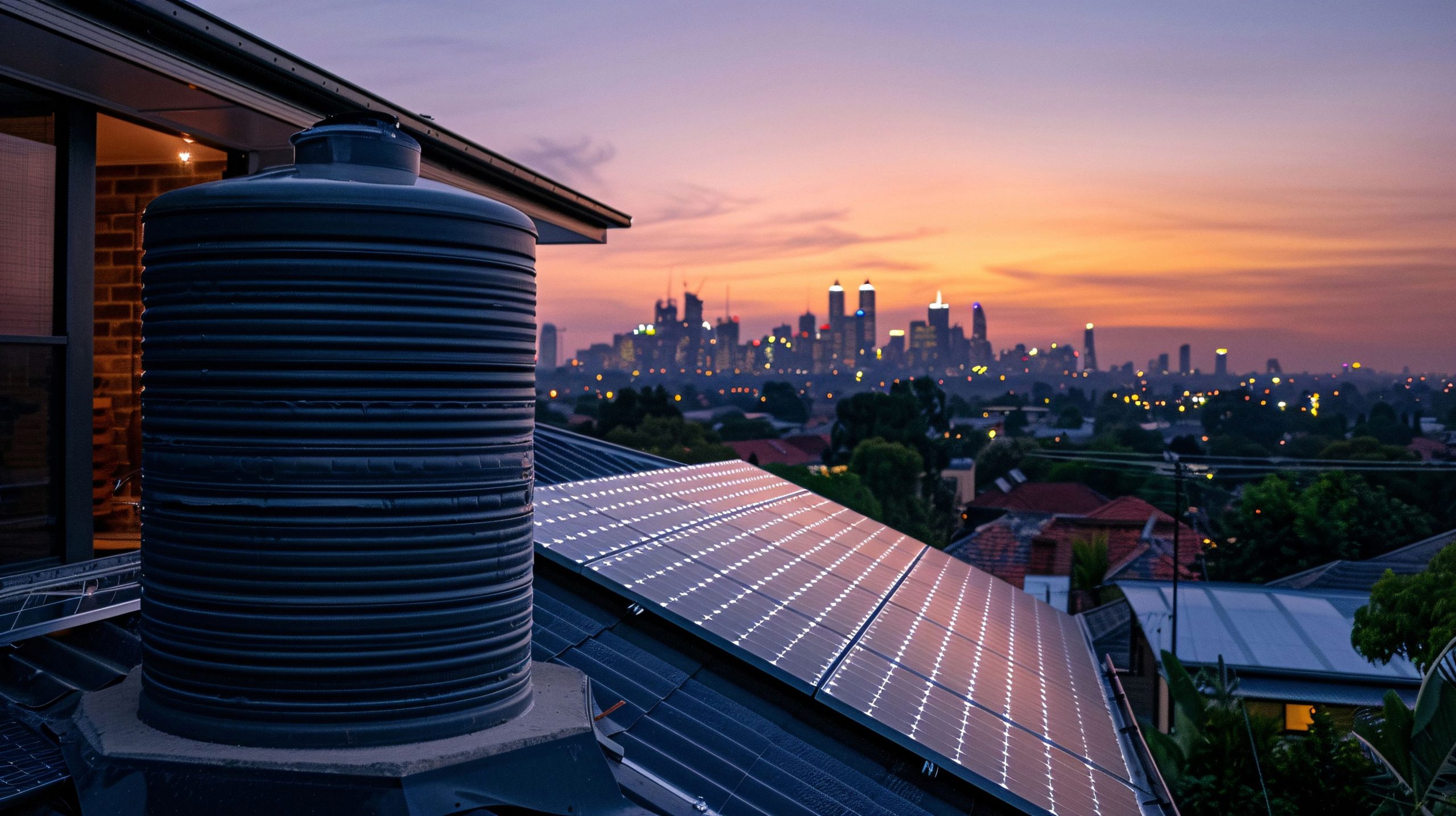 Residential solar panel installation