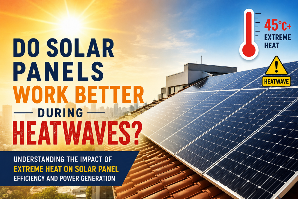 Do Solar Panels Work Better During Heatwaves?