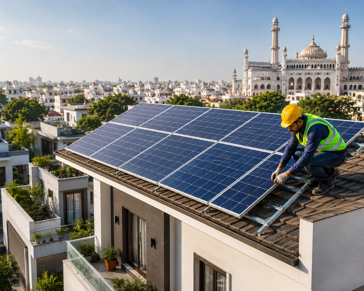 Residential solar installation
